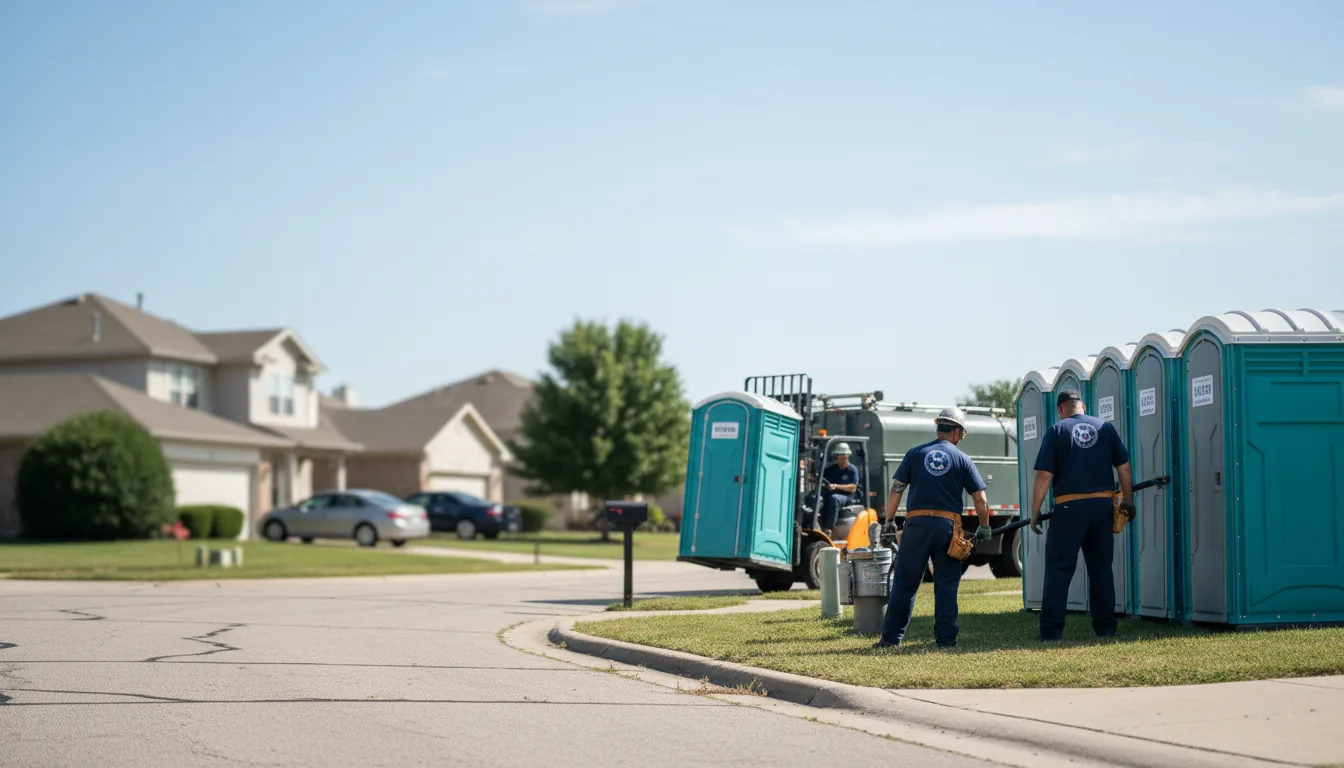Porta Potty Rental in Ivanhoe, TX near me